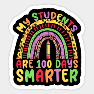 My Students Are 100 Days Smarter 100th Day Of School Sticker